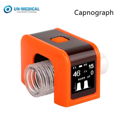 携帯用医学EtCO2モニターのCapnography EtCO2センサーの端の潮二酸化炭素のモニター